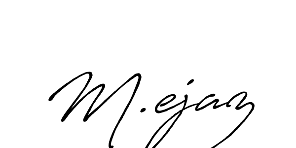 This is the best signature style for the M.ejaz name. Also you like these signature font (Antro_Vectra_Bolder). Mix name signature. M.ejaz signature style 7 images and pictures png