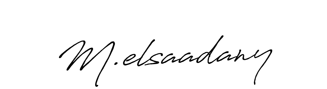It looks lik you need a new signature style for name M.elsaadany. Design unique handwritten (Antro_Vectra_Bolder) signature with our free signature maker in just a few clicks. M.elsaadany signature style 7 images and pictures png