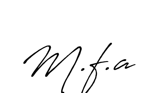 How to Draw M.f.a signature style? Antro_Vectra_Bolder is a latest design signature styles for name M.f.a. M.f.a signature style 7 images and pictures png