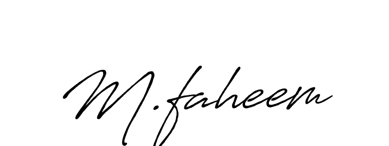 if you are searching for the best signature style for your name M.faheem. so please give up your signature search. here we have designed multiple signature styles  using Antro_Vectra_Bolder. M.faheem signature style 7 images and pictures png