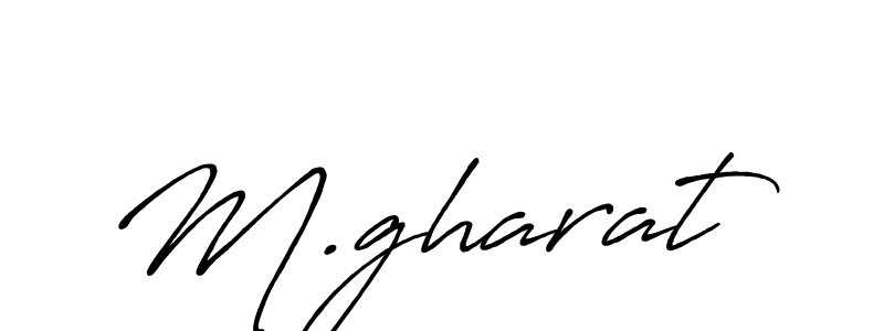 if you are searching for the best signature style for your name M.gharat. so please give up your signature search. here we have designed multiple signature styles  using Antro_Vectra_Bolder. M.gharat signature style 7 images and pictures png