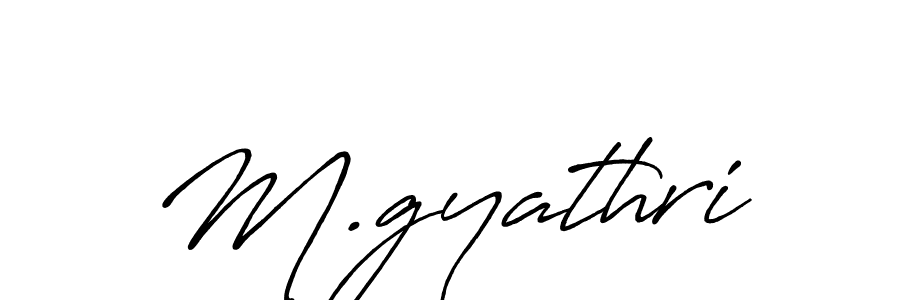 Also You can easily find your signature by using the search form. We will create M.gyathri name handwritten signature images for you free of cost using Antro_Vectra_Bolder sign style. M.gyathri signature style 7 images and pictures png