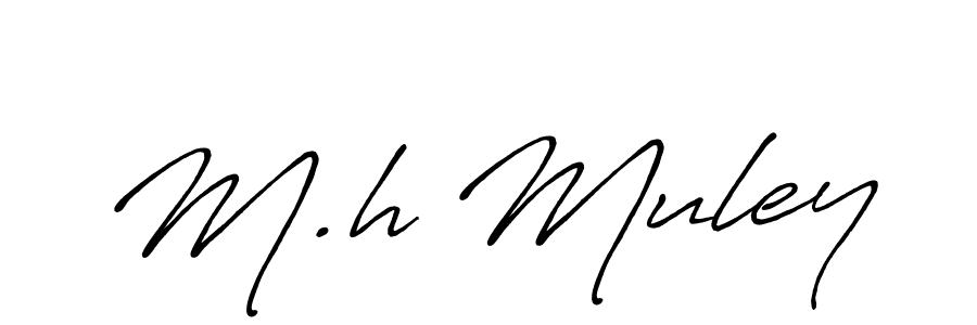 Similarly Antro_Vectra_Bolder is the best handwritten signature design. Signature creator online .You can use it as an online autograph creator for name M.h Muley. M.h Muley signature style 7 images and pictures png