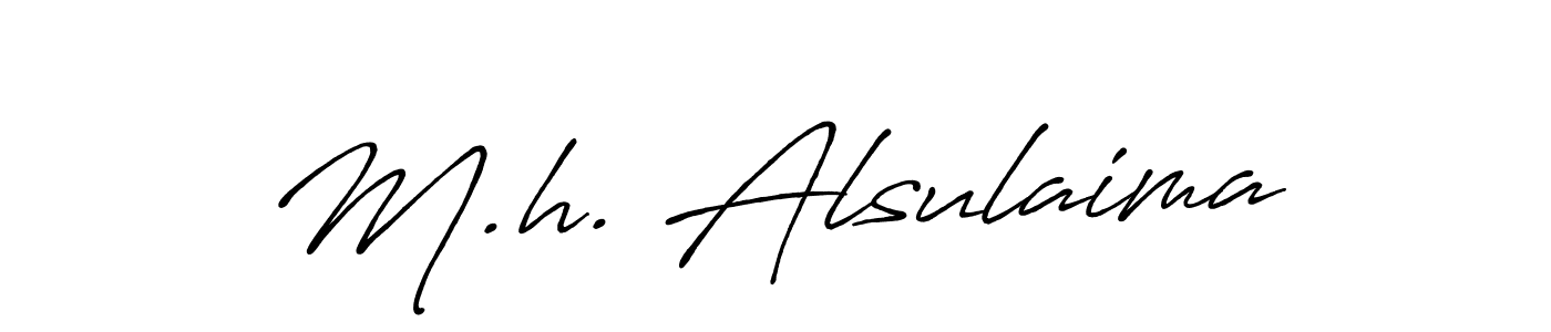 Best and Professional Signature Style for M.h. Alsulaima. Antro_Vectra_Bolder Best Signature Style Collection. M.h. Alsulaima signature style 7 images and pictures png