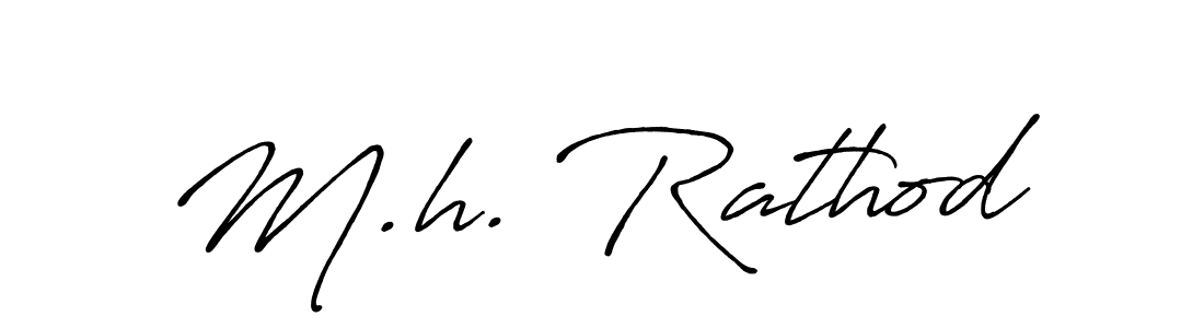 Also You can easily find your signature by using the search form. We will create M.h. Rathod name handwritten signature images for you free of cost using Antro_Vectra_Bolder sign style. M.h. Rathod signature style 7 images and pictures png