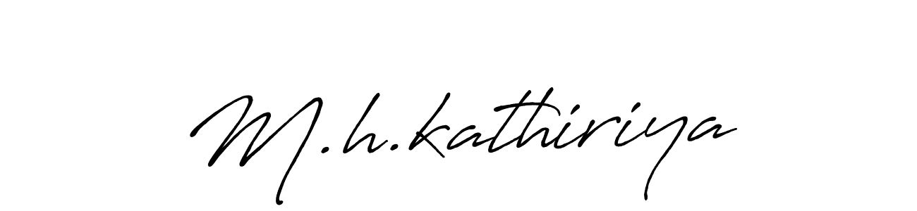 Antro_Vectra_Bolder is a professional signature style that is perfect for those who want to add a touch of class to their signature. It is also a great choice for those who want to make their signature more unique. Get M.h.kathiriya name to fancy signature for free. M.h.kathiriya signature style 7 images and pictures png