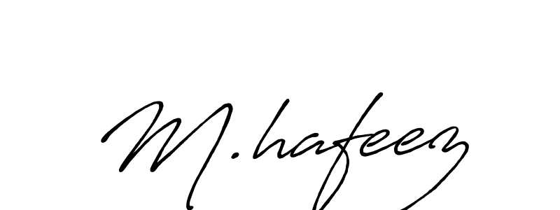 Create a beautiful signature design for name M.hafeez. With this signature (Antro_Vectra_Bolder) fonts, you can make a handwritten signature for free. M.hafeez signature style 7 images and pictures png