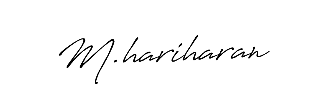 This is the best signature style for the M.hariharan name. Also you like these signature font (Antro_Vectra_Bolder). Mix name signature. M.hariharan signature style 7 images and pictures png