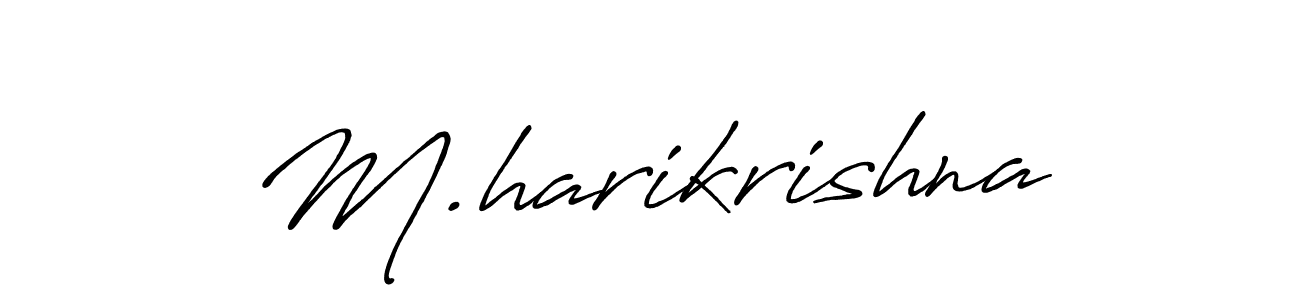 Once you've used our free online signature maker to create your best signature Antro_Vectra_Bolder style, it's time to enjoy all of the benefits that M.harikrishna name signing documents. M.harikrishna signature style 7 images and pictures png