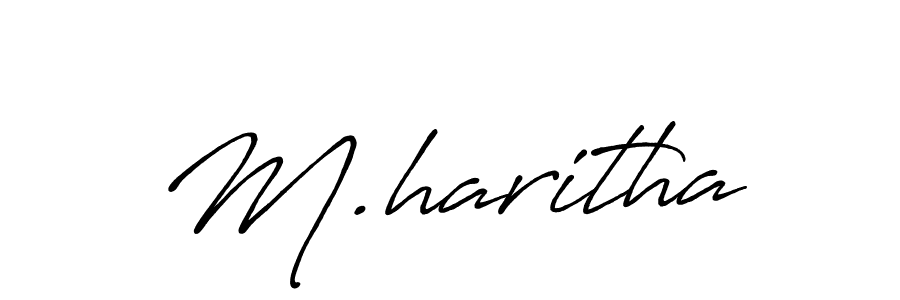 It looks lik you need a new signature style for name M.haritha. Design unique handwritten (Antro_Vectra_Bolder) signature with our free signature maker in just a few clicks. M.haritha signature style 7 images and pictures png