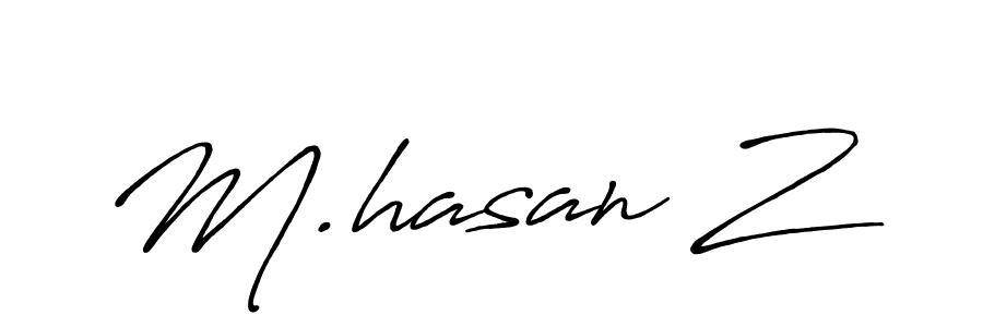if you are searching for the best signature style for your name M.hasan Z. so please give up your signature search. here we have designed multiple signature styles  using Antro_Vectra_Bolder. M.hasan Z signature style 7 images and pictures png