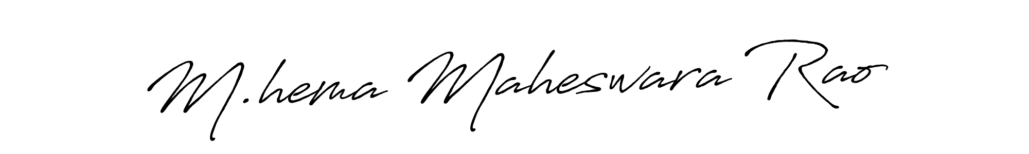 if you are searching for the best signature style for your name M.hema Maheswara Rao. so please give up your signature search. here we have designed multiple signature styles  using Antro_Vectra_Bolder. M.hema Maheswara Rao signature style 7 images and pictures png