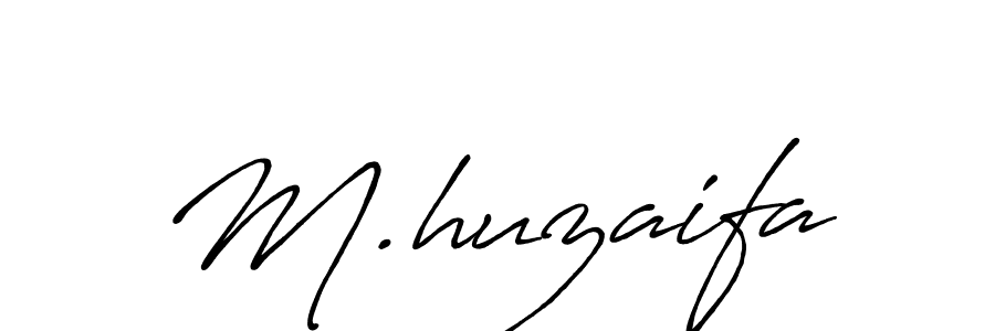 You should practise on your own different ways (Antro_Vectra_Bolder) to write your name (M.huzaifa) in signature. don't let someone else do it for you. M.huzaifa signature style 7 images and pictures png