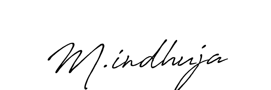 Make a short M.indhuja signature style. Manage your documents anywhere anytime using Antro_Vectra_Bolder. Create and add eSignatures, submit forms, share and send files easily. M.indhuja signature style 7 images and pictures png