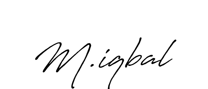 Once you've used our free online signature maker to create your best signature Antro_Vectra_Bolder style, it's time to enjoy all of the benefits that M.iqbal name signing documents. M.iqbal signature style 7 images and pictures png