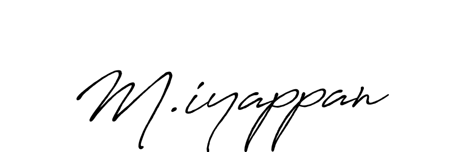 Also we have M.iyappan name is the best signature style. Create professional handwritten signature collection using Antro_Vectra_Bolder autograph style. M.iyappan signature style 7 images and pictures png