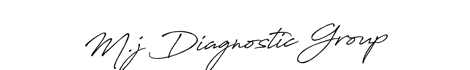 Also we have M.j Diagnostic Group name is the best signature style. Create professional handwritten signature collection using Antro_Vectra_Bolder autograph style. M.j Diagnostic Group signature style 7 images and pictures png