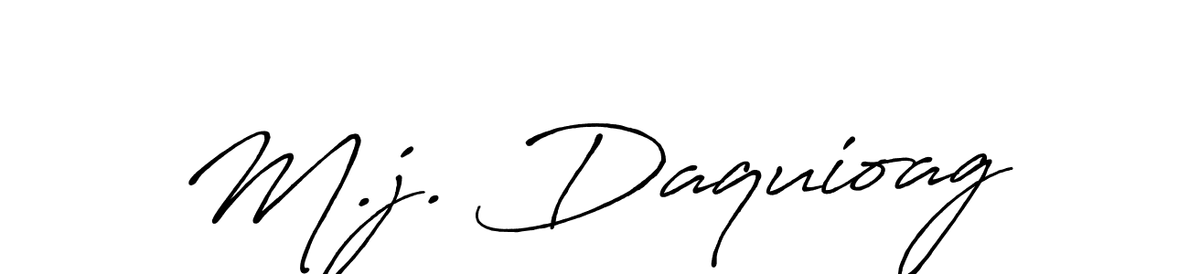 Make a short M.j. Daquioag signature style. Manage your documents anywhere anytime using Antro_Vectra_Bolder. Create and add eSignatures, submit forms, share and send files easily. M.j. Daquioag signature style 7 images and pictures png