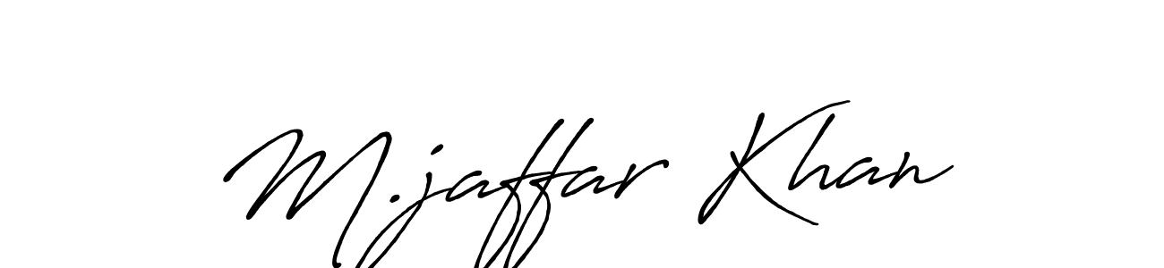 M.jaffar Khan stylish signature style. Best Handwritten Sign (Antro_Vectra_Bolder) for my name. Handwritten Signature Collection Ideas for my name M.jaffar Khan. M.jaffar Khan signature style 7 images and pictures png