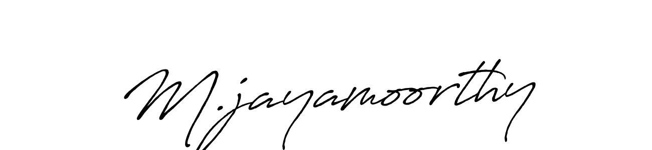 if you are searching for the best signature style for your name M.jayamoorthy. so please give up your signature search. here we have designed multiple signature styles  using Antro_Vectra_Bolder. M.jayamoorthy signature style 7 images and pictures png