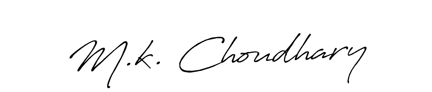 It looks lik you need a new signature style for name M.k. Choudhary. Design unique handwritten (Antro_Vectra_Bolder) signature with our free signature maker in just a few clicks. M.k. Choudhary signature style 7 images and pictures png