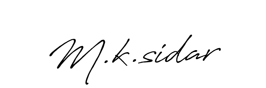 It looks lik you need a new signature style for name M.k.sidar. Design unique handwritten (Antro_Vectra_Bolder) signature with our free signature maker in just a few clicks. M.k.sidar signature style 7 images and pictures png