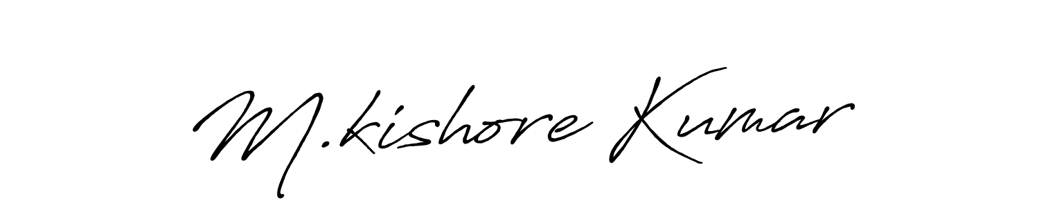 Once you've used our free online signature maker to create your best signature Antro_Vectra_Bolder style, it's time to enjoy all of the benefits that M.kishore Kumar name signing documents. M.kishore Kumar signature style 7 images and pictures png
