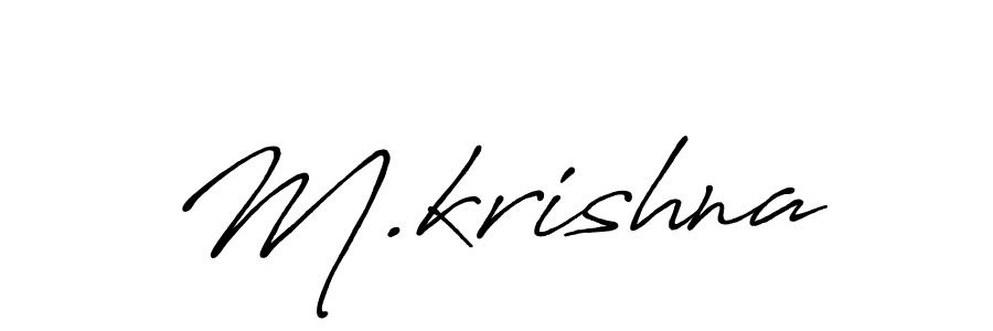 How to Draw M.krishna signature style? Antro_Vectra_Bolder is a latest design signature styles for name M.krishna. M.krishna signature style 7 images and pictures png