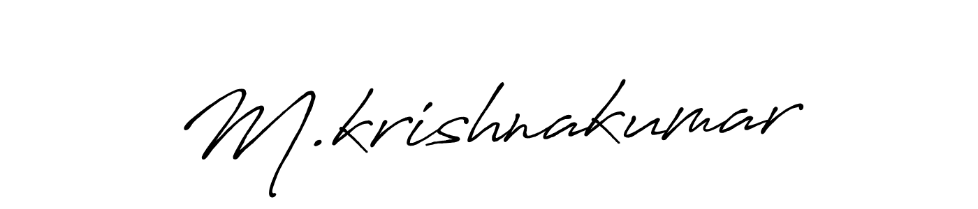 Best and Professional Signature Style for M.krishnakumar. Antro_Vectra_Bolder Best Signature Style Collection. M.krishnakumar signature style 7 images and pictures png