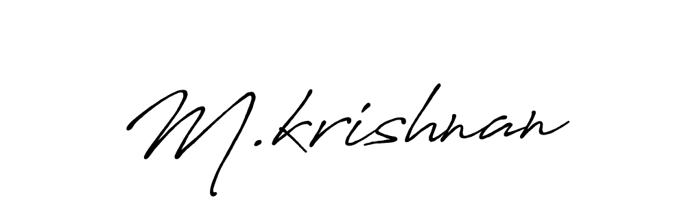 This is the best signature style for the M.krishnan name. Also you like these signature font (Antro_Vectra_Bolder). Mix name signature. M.krishnan signature style 7 images and pictures png