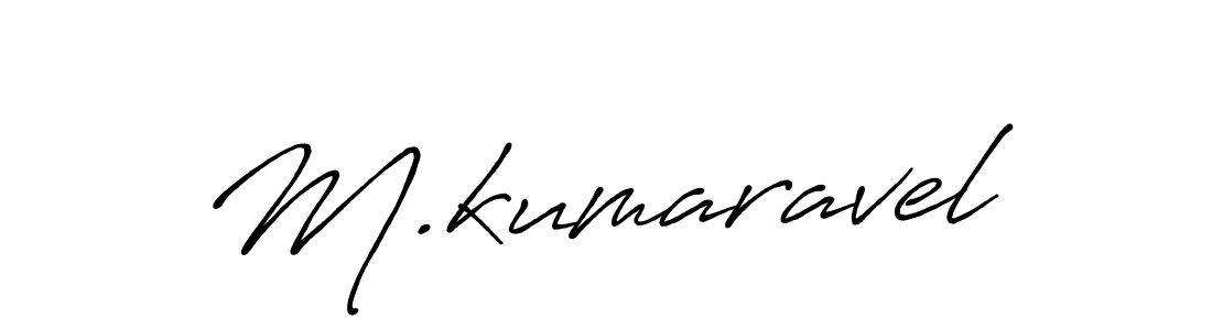 M.kumaravel stylish signature style. Best Handwritten Sign (Antro_Vectra_Bolder) for my name. Handwritten Signature Collection Ideas for my name M.kumaravel. M.kumaravel signature style 7 images and pictures png