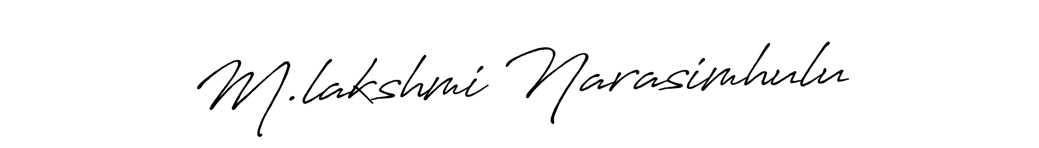 This is the best signature style for the M.lakshmi Narasimhulu name. Also you like these signature font (Antro_Vectra_Bolder). Mix name signature. M.lakshmi Narasimhulu signature style 7 images and pictures png