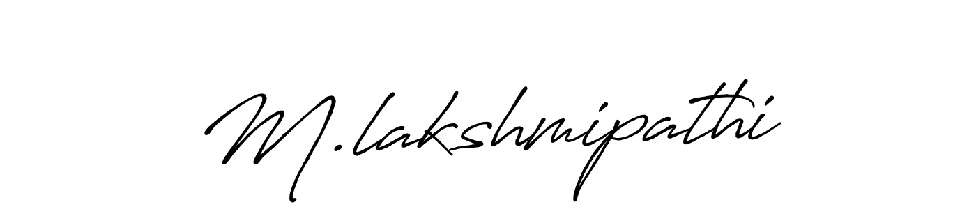 Make a beautiful signature design for name M.lakshmipathi. Use this online signature maker to create a handwritten signature for free. M.lakshmipathi signature style 7 images and pictures png