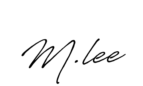 Make a beautiful signature design for name M.lee. With this signature (Antro_Vectra_Bolder) style, you can create a handwritten signature for free. M.lee signature style 7 images and pictures png