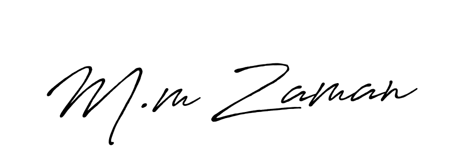 Antro_Vectra_Bolder is a professional signature style that is perfect for those who want to add a touch of class to their signature. It is also a great choice for those who want to make their signature more unique. Get M.m Zaman name to fancy signature for free. M.m Zaman signature style 7 images and pictures png