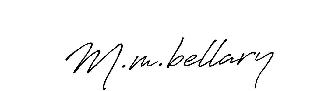 Antro_Vectra_Bolder is a professional signature style that is perfect for those who want to add a touch of class to their signature. It is also a great choice for those who want to make their signature more unique. Get M.m.bellary name to fancy signature for free. M.m.bellary signature style 7 images and pictures png