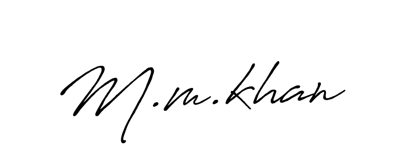 Make a beautiful signature design for name M.m.khan. Use this online signature maker to create a handwritten signature for free. M.m.khan signature style 7 images and pictures png
