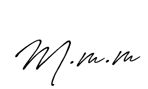 Use a signature maker to create a handwritten signature online. With this signature software, you can design (Antro_Vectra_Bolder) your own signature for name M.m.m. M.m.m signature style 7 images and pictures png