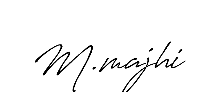 How to Draw M.majhi signature style? Antro_Vectra_Bolder is a latest design signature styles for name M.majhi. M.majhi signature style 7 images and pictures png