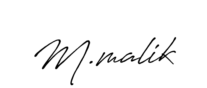 Also we have M.malik name is the best signature style. Create professional handwritten signature collection using Antro_Vectra_Bolder autograph style. M.malik signature style 7 images and pictures png