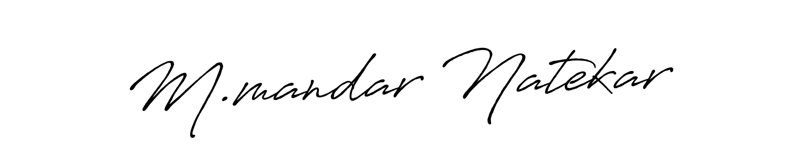 Check out images of Autograph of M.mandar Natekar name. Actor M.mandar Natekar Signature Style. Antro_Vectra_Bolder is a professional sign style online. M.mandar Natekar signature style 7 images and pictures png