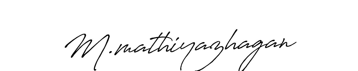 Make a short M.mathiyazhagan signature style. Manage your documents anywhere anytime using Antro_Vectra_Bolder. Create and add eSignatures, submit forms, share and send files easily. M.mathiyazhagan signature style 7 images and pictures png
