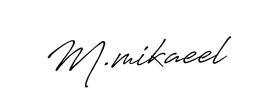 Make a beautiful signature design for name M.mikaeel. Use this online signature maker to create a handwritten signature for free. M.mikaeel signature style 7 images and pictures png