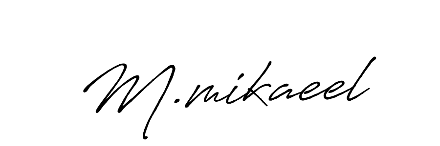 Make a beautiful signature design for name M.mikaeel. Use this online signature maker to create a handwritten signature for free. M.mikaeel signature style 7 images and pictures png