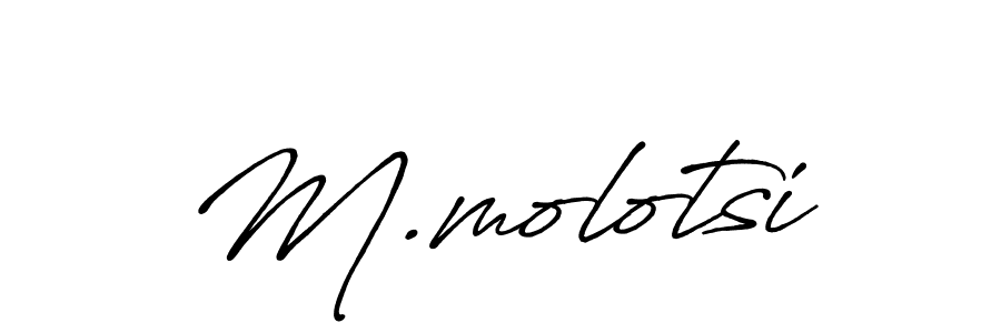 Similarly Antro_Vectra_Bolder is the best handwritten signature design. Signature creator online .You can use it as an online autograph creator for name M.molotsi. M.molotsi signature style 7 images and pictures png