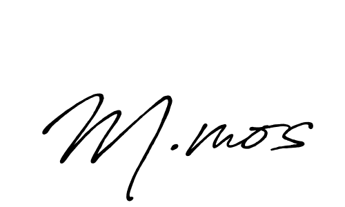 if you are searching for the best signature style for your name M.mos. so please give up your signature search. here we have designed multiple signature styles  using Antro_Vectra_Bolder. M.mos signature style 7 images and pictures png