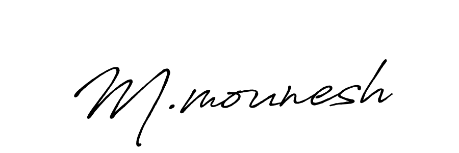 Here are the top 10 professional signature styles for the name M.mounesh. These are the best autograph styles you can use for your name. M.mounesh signature style 7 images and pictures png