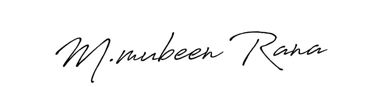 if you are searching for the best signature style for your name M.mubeen Rana. so please give up your signature search. here we have designed multiple signature styles  using Antro_Vectra_Bolder. M.mubeen Rana signature style 7 images and pictures png