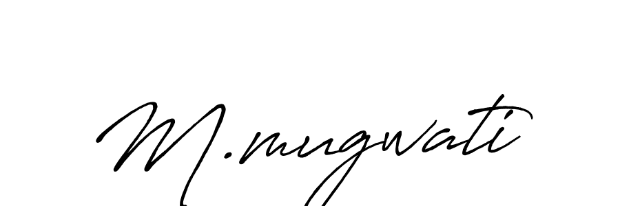 Similarly Antro_Vectra_Bolder is the best handwritten signature design. Signature creator online .You can use it as an online autograph creator for name M.mugwati. M.mugwati signature style 7 images and pictures png