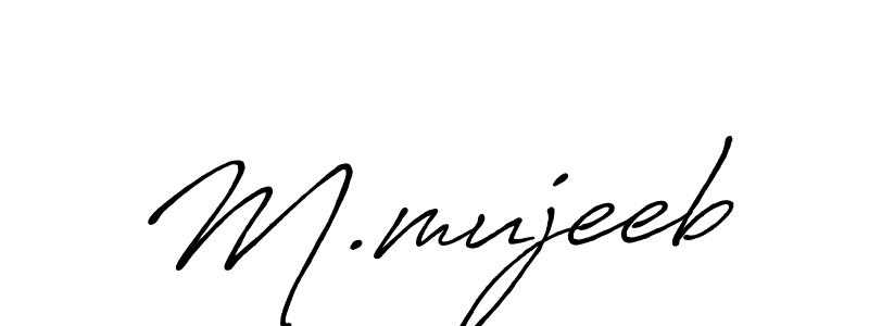 Best and Professional Signature Style for M.mujeeb. Antro_Vectra_Bolder Best Signature Style Collection. M.mujeeb signature style 7 images and pictures png